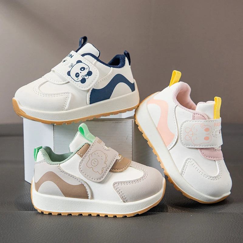 Kids New Fashion Cartoon Casual Shoes 2026 Breathable Non Slip Lightweight Comfortable Design Sneakers Girls Boys Outdoor Shoes