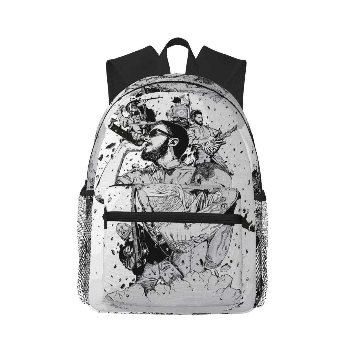 L-Linkin-S P-Park-S Band Student Backpack School Bag Hiking Travel Daypack for Boys Girls Fashion Bookbag Shoulder Bags