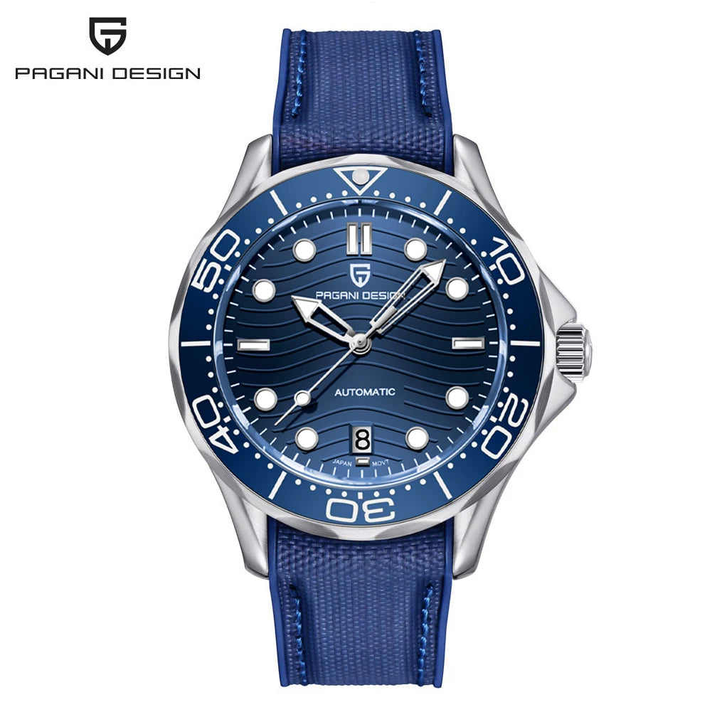 2026 New PAGANI DESIGN Gold Luxury Diving Mens Watches Automatic Watch For Men Mechanical Wristwatches AR Sapphire Ceramic Bezel