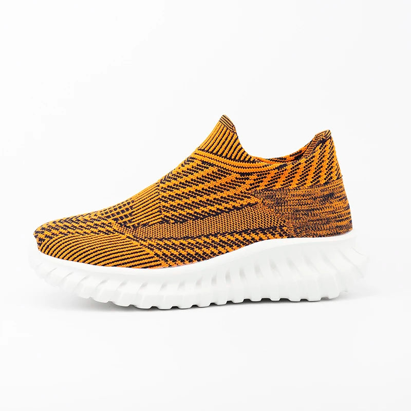 Men's Women Running Shoes Comfortable Slip on Sneakers Man Socks Shoes Lightweight Knit Breathable Casual Outdoors Sneakers