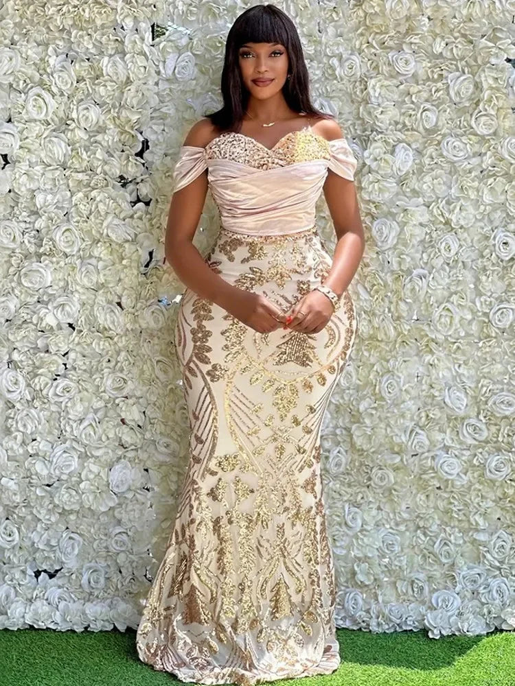 African Dresses For Women Muslim Fashion Abayas Boubou Dashiki Ankara Outfits Evening Gown Dubai Kaftan Abaya Robe Marocaine