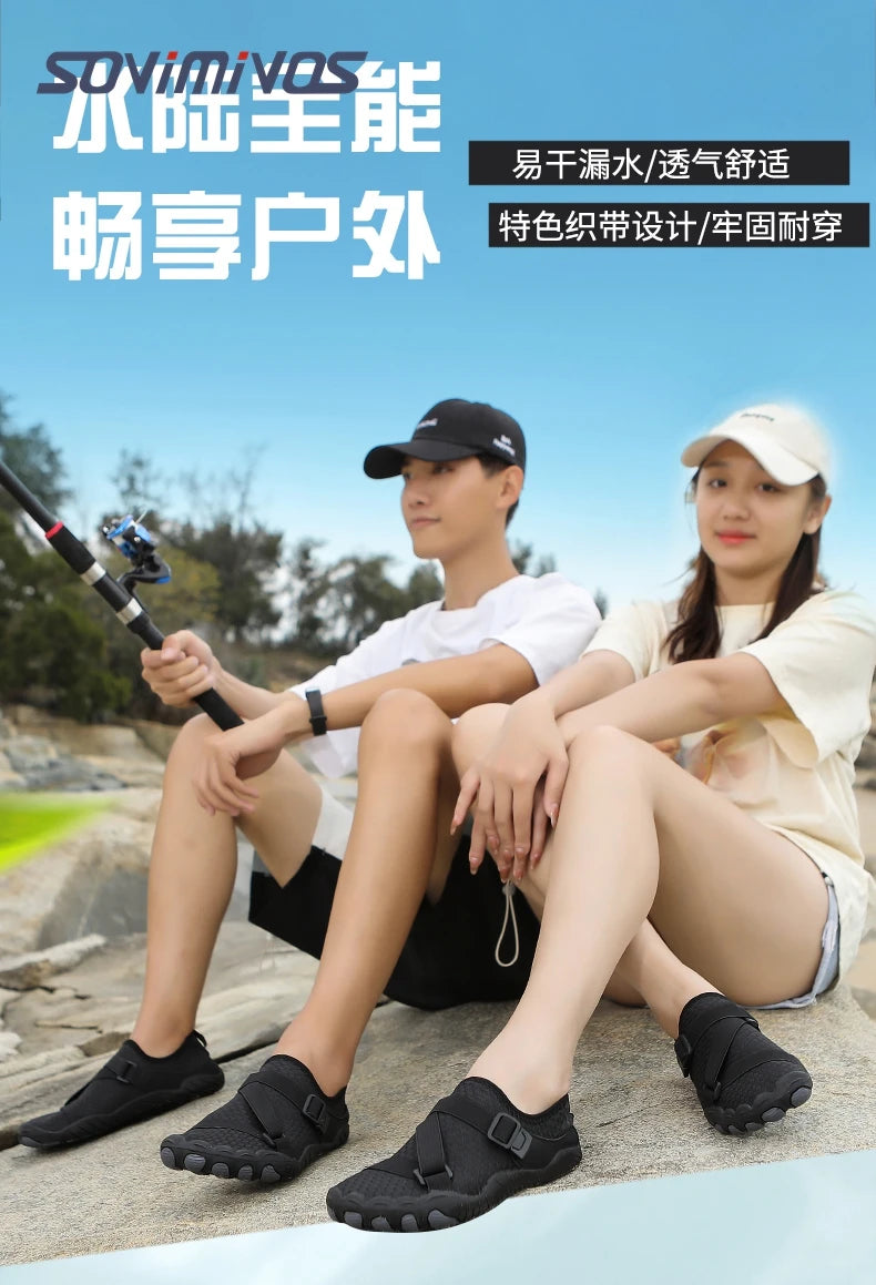 Barefoot Shoes Men Women Water Sports Outdoor Beach Couple Aqua Shoes Swimming Quick Dry Athletic Training Gym Running Footwear
