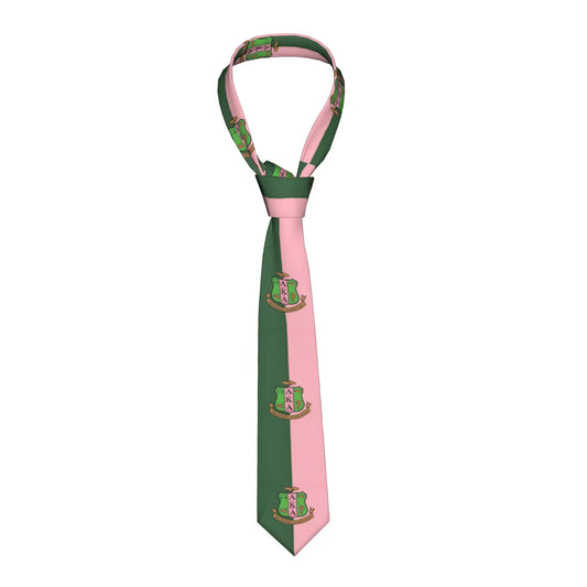 Fashion AKA The First Historically African Sorority  Neck Tie for Wedding Customized Men  Neckties