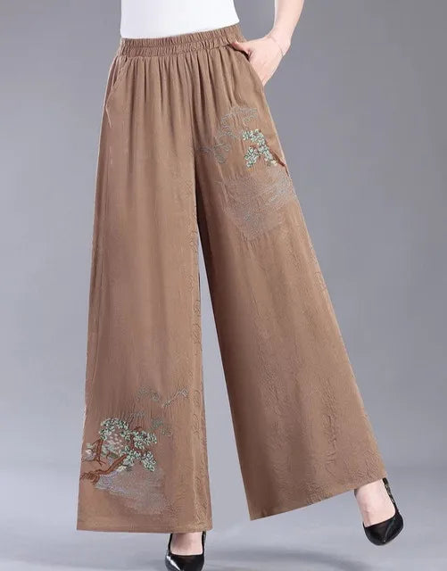 Female Trousers Skirt Korean Fashion G Classic Harajuku 90s Comfortable Stretch High Quality Clothing Embroidery Women's Pants
