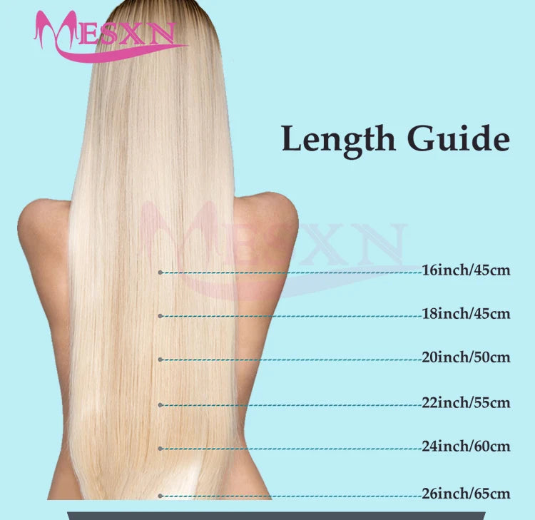 MESXN Double line New Feather hair extensions 100% Human Hair Real Natural Hair Comfortable and Invisible Brown Blonde 613