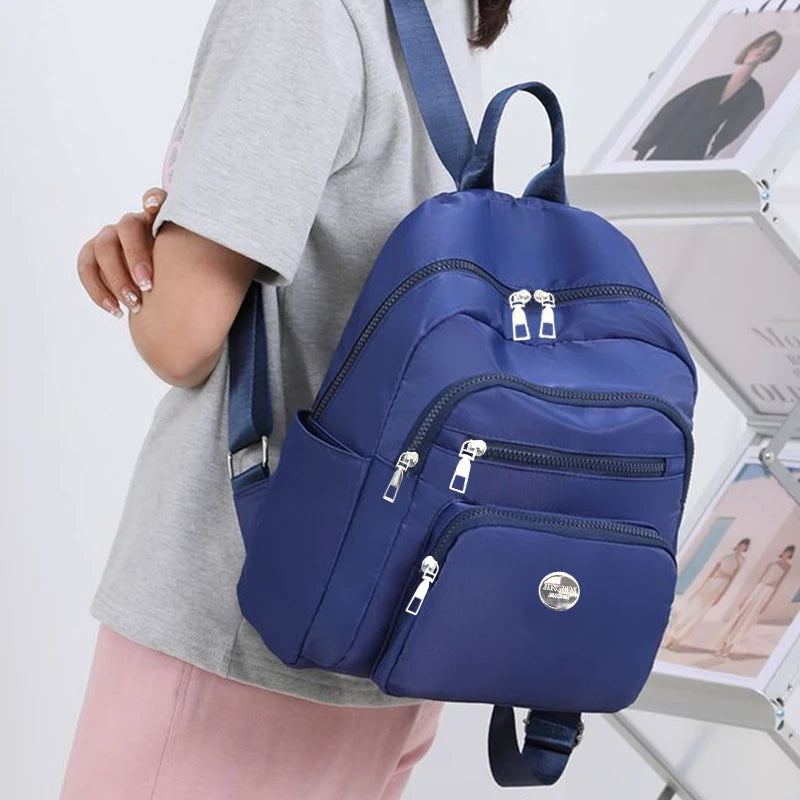 Neutral Style Men's and Women's Nylon Double-Shoulder Bag Suitable for Business Trips Multiple Colors Available.