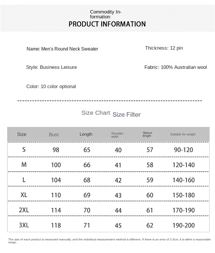 2025 Cashmere Sweater O-neck Pullovers Men's Loose Oversized M-3XL Knitted Bottom Shirt Autumn Winter New Korean Casual Men Top
