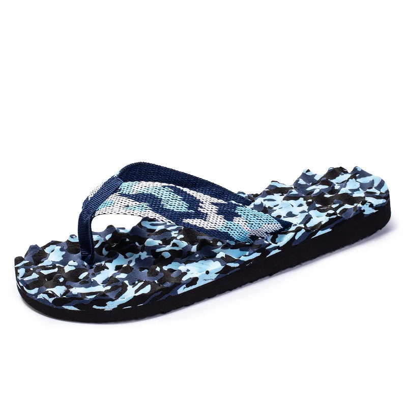 Casual Slippers For Men Flip Flops Beach Sandals Summer Non-Slip Flat Slides Men Slippers Indoor House Shoes Male Slipper Man
