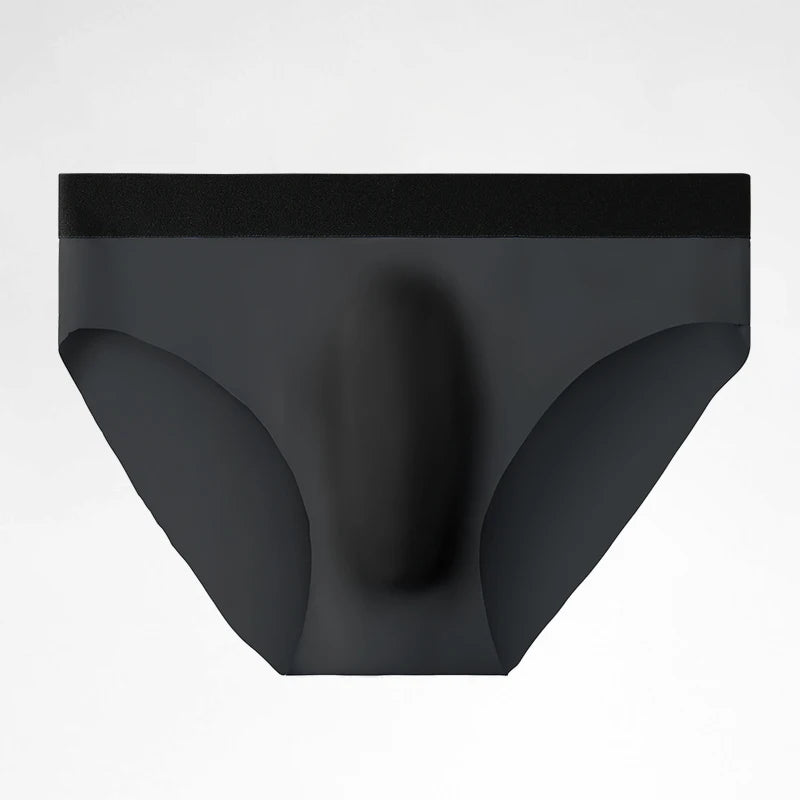 5pc Men's underwear Men's ice silk seamless breathable ultra-thin briefs summer ice soft and comfortable boys underpants