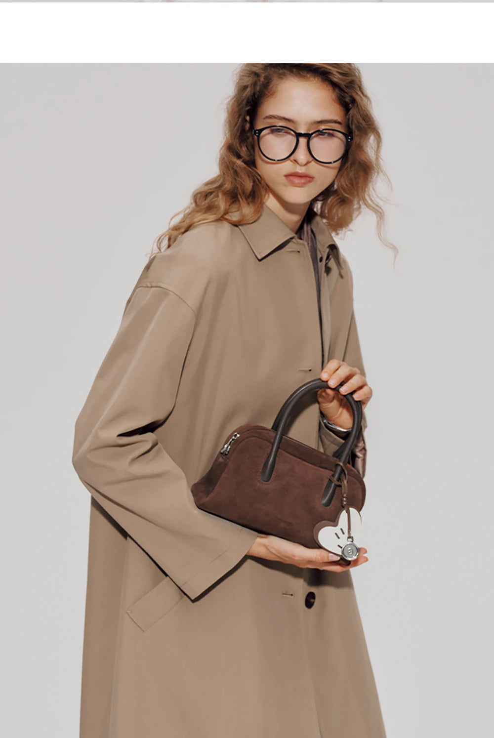 LA FESTIN Original Handbags New Suede Bag Commuter Women's Bag Luxury Shoulder Crossbody Bag Boston Bag Handheld Bag