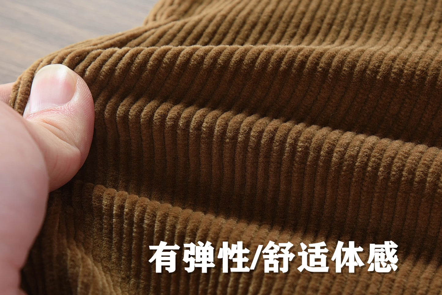 Autumn and Winter New American Retro Heavyweight Solid Color Corduroy Cargo Pants Fashion Straight Cotton Washed Casual Trousers