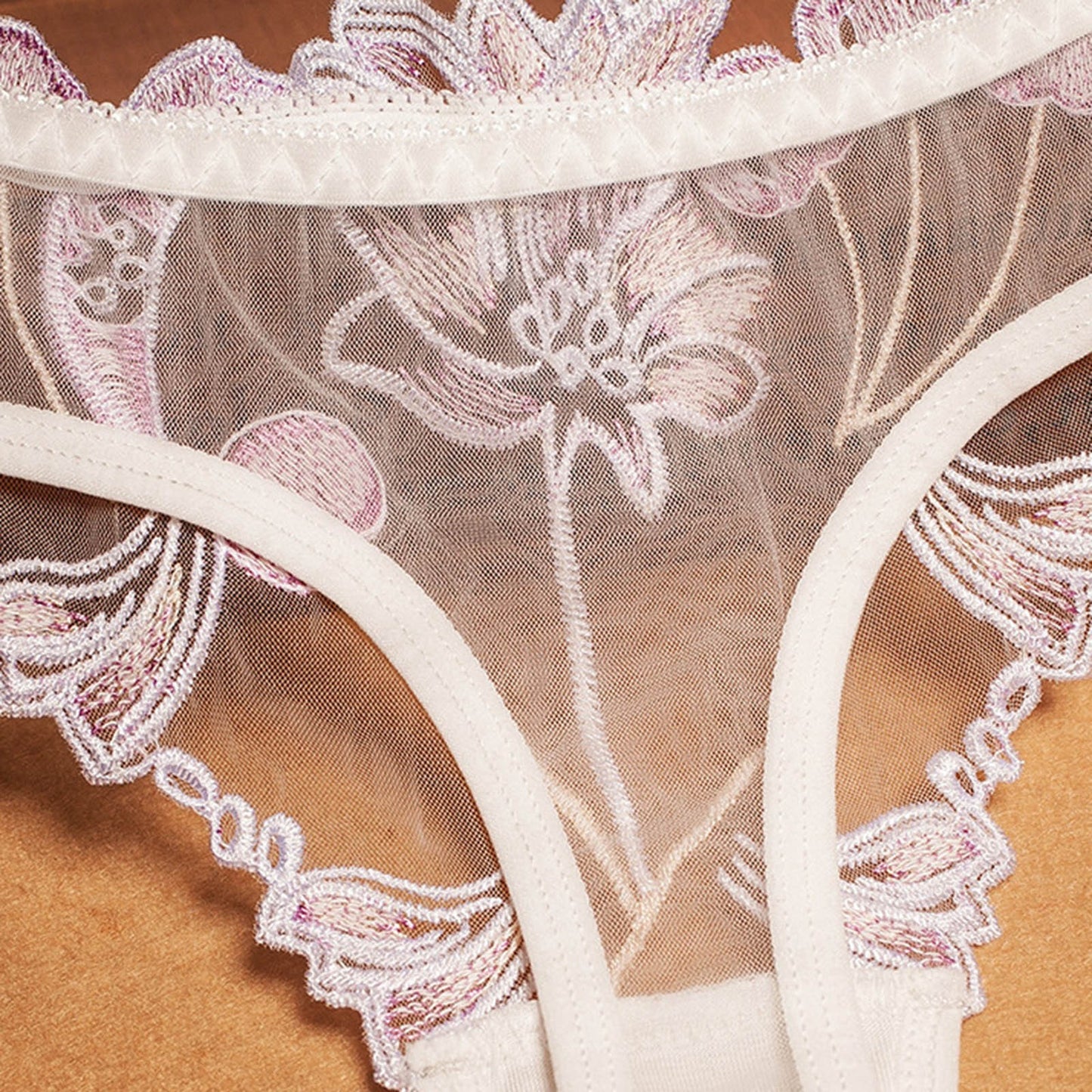 Sexy Lingerie Underwear Women Thong Womens Mesh Full Embroidery Sexy Panties Womens Bikini String Panties Womens Plus Size