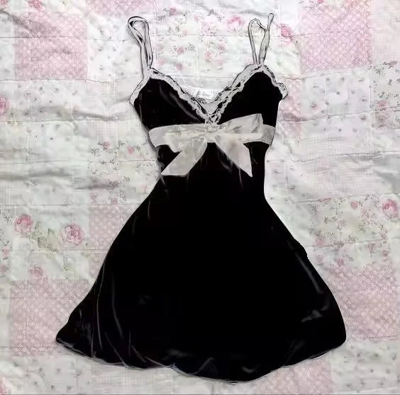 NEW Rock Goth Hip Hop Y2K Dress Frock Streetwear High Street Fashion Sexy Jersey Dress Classic Minimalist Yarn Skirt Casual