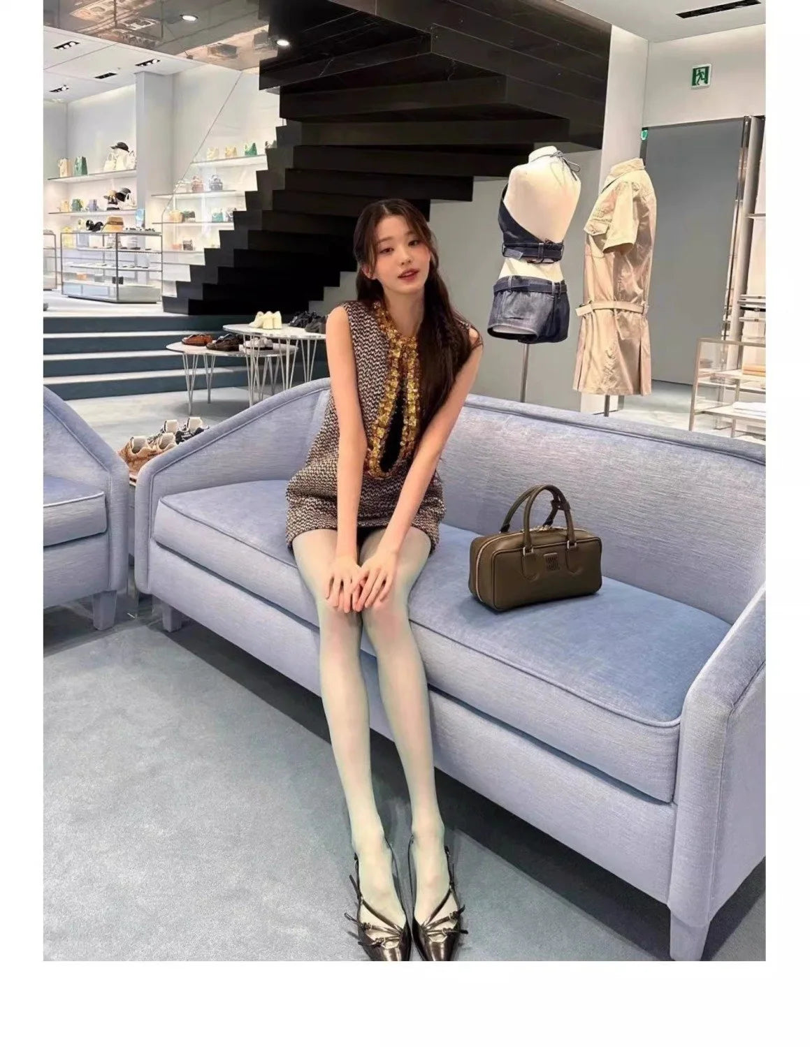 2024 Summer New High Heels, Women's Sexy Hollow Black Silk Pointed One-line Buckle Skinny Heel Sandals, Women's Shoes