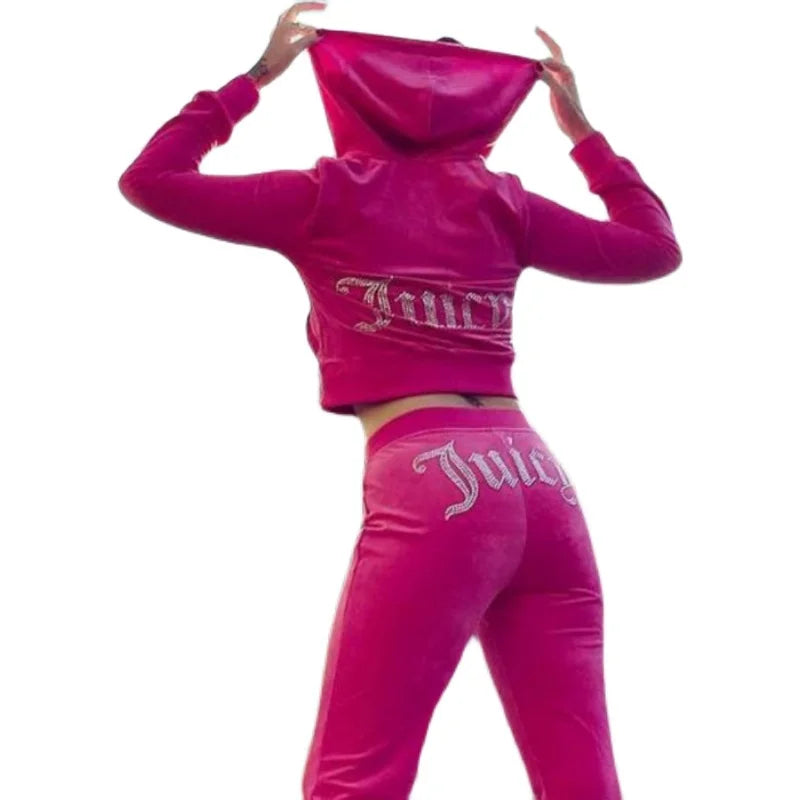 Fashionable Women's Casual Sportswear Set Hoodie Pants Tracksuit Comfortable Breathable Spring Seasonal Clothing