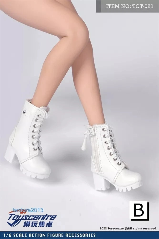 Toyscentre TCT-029 TCT-020 1/6 Female High Heels Boots Hollow Shoes Model TCT-003 4 5 6 7 8 9Fit 12'' Soldier Action Figure Body