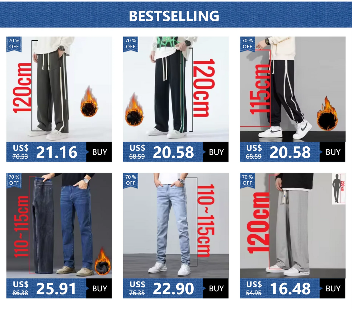Big Tall Men Sweat Pant Drawstring Extra Long Length Sweatpant Stretch Winter Fleece Sport Jogger Trouser Male 200Cm 190cm 120cm