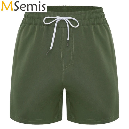 Mens Athletic Sports Shorts with Pocket Sides Invisible Zipper Quick-Drying Beach Shorts Workout Basketball Cycling Gym Fitness