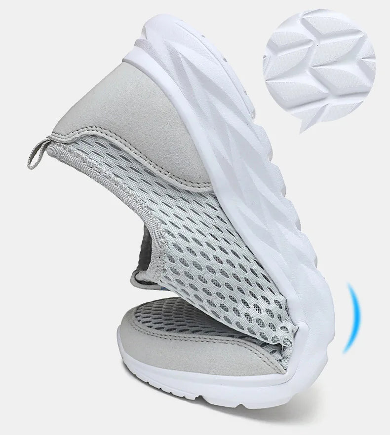 Lightweight Flat Sneakers Men Outdoor Walking Sneakers For Men Summer Large Size 48 Men's Loafers Casual SneaKers Women Male