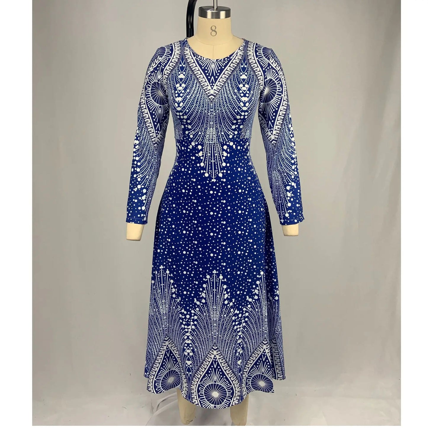 New 2026 Women's South African Long Dress For Women Dashiki Fashion Summer Print Dress Ankara Party Dress Festa African Clothing