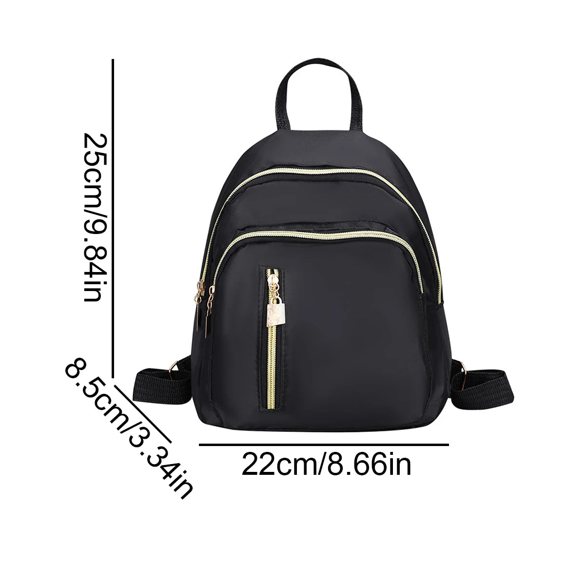 Women's Fashion Casual Backpack, Small Lightweight Daily Travel Bag for College, Commute, Outdoor, Cute Everyday Shoulder Bag