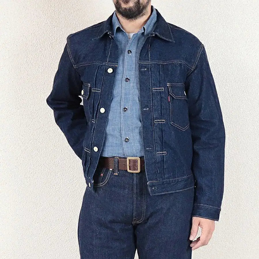 FREEWHEELERS 1951s Vintage Textured 507XX 14oz Indigo Denim Jacket