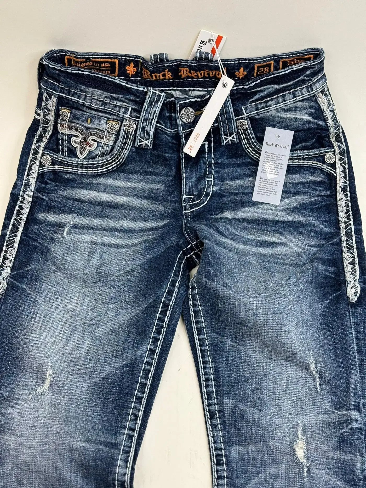 Y2K New Revival Mens Jeans Foliage Bootcut Women Gothic Blue Denim Embroidery Pocket Hip Hop Harajuku Wide Pants Street Wear