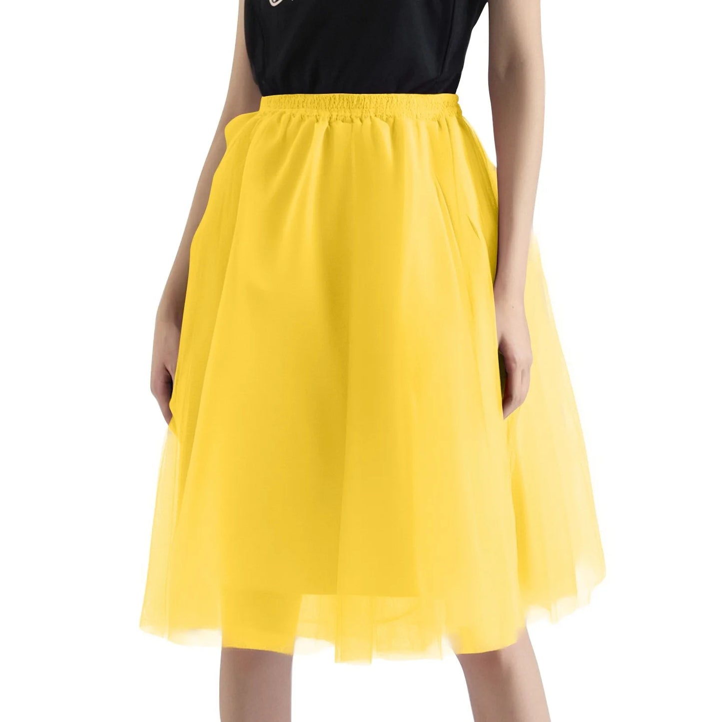 Tutu Skirt For Women 50s Skirt Retro Party Tulle Ballet Rockabilly Petticoat Underskirt Dance Dress Cosplay Mesh Skirt