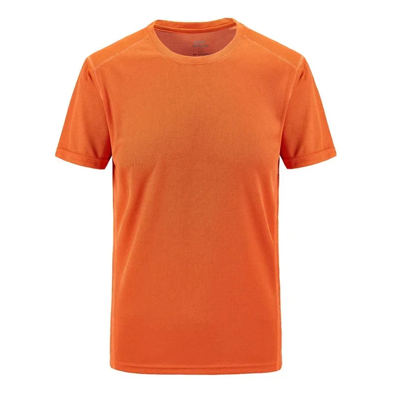 Plus Size 7XL 8XL Summer t-shirts Men Outdoor Quick Dry Sportwear Tshirts Fitness For Gym Joggers Running T-shirts Men Clothing