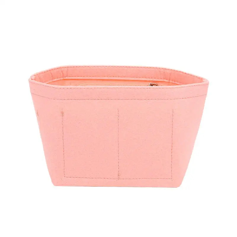 Multi-Pocket Felt Insert Bag Organizer Makeup Organizers Liner Perfect for Women Handbags Bucket Bag Bag Accesories Cosmetic Bag