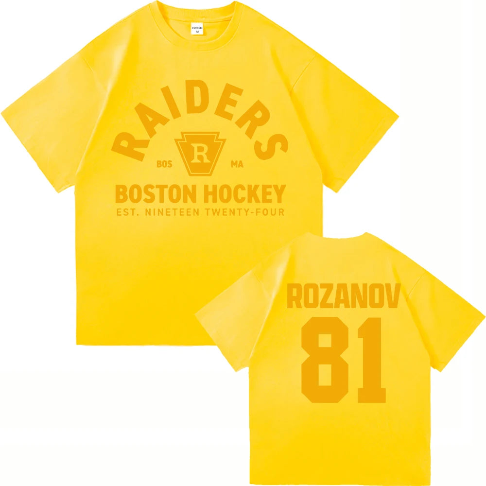 24 Hollander Montreal Voyageurs ClubT Shirt Fashion Men/Women TV Heated Rivalry Ilya Rozanov 81 T-Shirt High Quality Tees Shirts