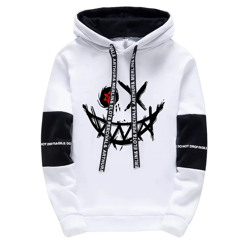 Men's Hooded Sweatshirts All Season Daily Casual Sport Tracksuit Urban Fashion Hooded Streetwear Long Sleeved Hoodie