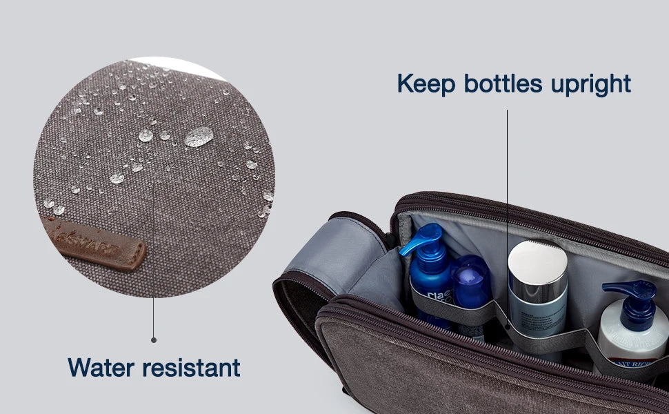 BAGSMART Toiletry Bag for Men Multifunction Outdoor Travel Cosmetic Bag Women Waterproof Makeup Bag Wash Pouch Handbag Organizer