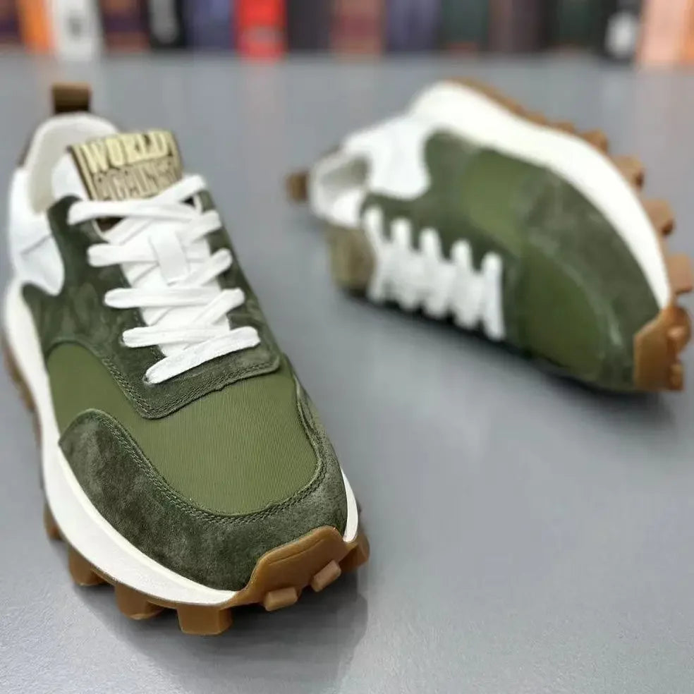 Men's Shoes 2025 New Casual Sports Shoes, Fashionable and Breathable Running Shoes, Wear-resistant and Anti Slip Sports Shoes