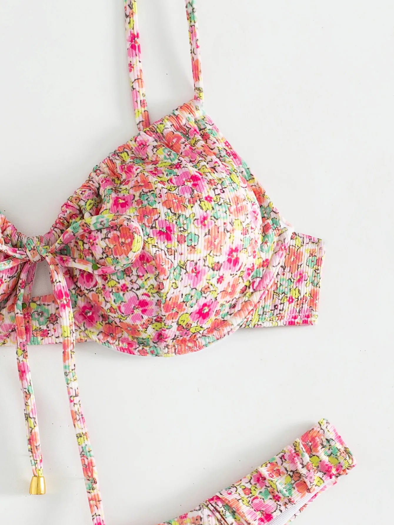 Floral Print Bathing Suit Brazilian Biquinis Swimming Suit for Women 2025 New Summer Bikini Micro Swimsuit Sexy Swimwear Bather