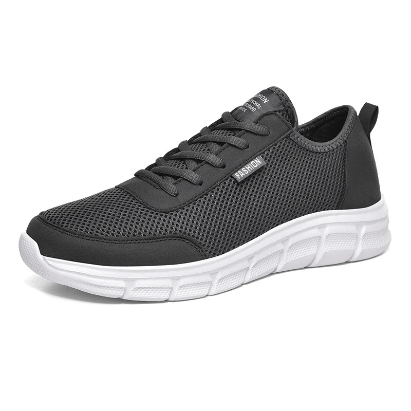 MAEDEF New Sneakers Men's Breathable Mesh Lightweight Casual Walking Man Shoes Big Size 39-48 Comfortable Black Sneakers for Men