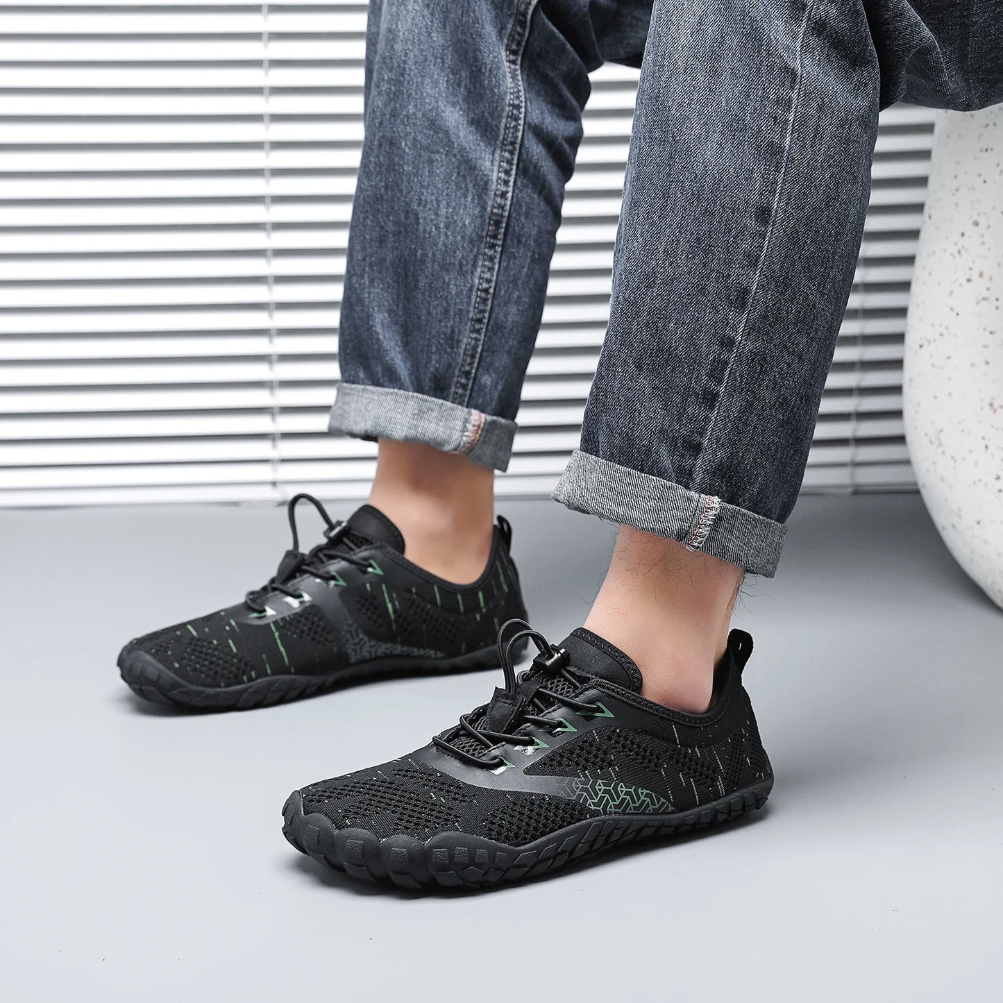 Comfort Non-Slip Quick-Dry Mesh Upper Water Shoes for Men Women Lightweight Breathable Aqua Shoes for Beach Swimming Fishing