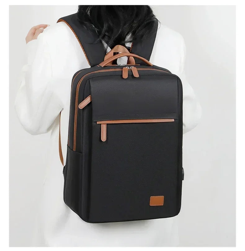 New Computer Bag, Backpack, Men's and Women's Large Capacity Travel, Commuting, Business, College Student Backpack