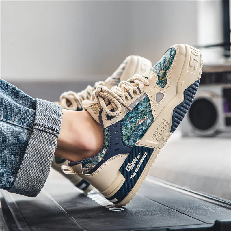 Men's Sneakers Spring Autumn 2024 Outdoor Sport Shoes For Men Fashion Vulcanized Shoe Tenis Para Hombre Men's Flats Shoes Luxury