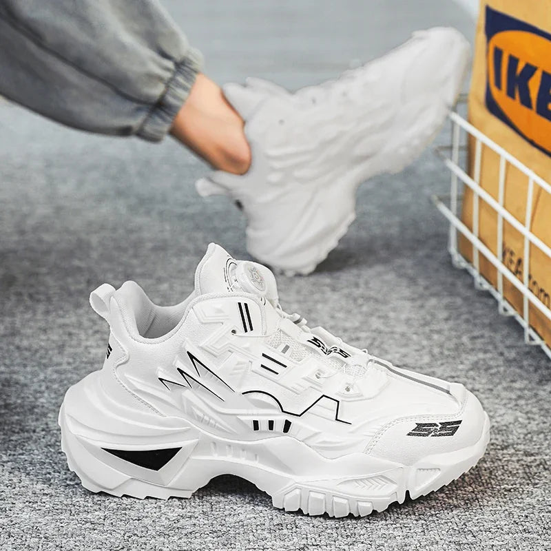ELUVA Men Sneakers Running Shoes Lightweight Breathable Walking Shoes Non Slip Casual Sports Shoes for Men Gym Workout Training