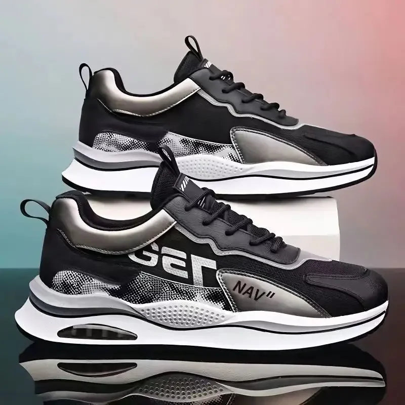 Men's Shoes Fashion 2024 Breathable Mesh Casual Shoes Student Running Lace Up Comfort Sports Shoes Sneakers Zapatillas De Hombre