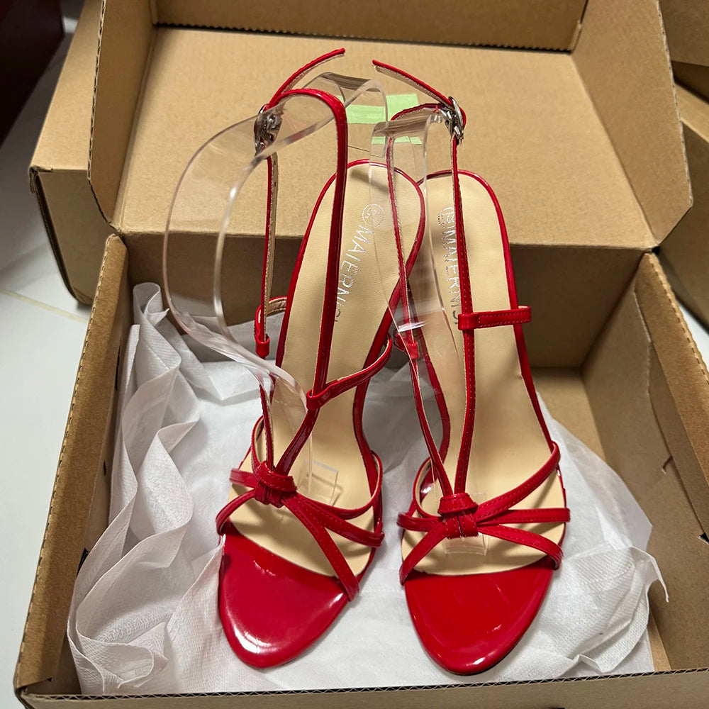 Customize 16cm Extreme Metal High Heels Stilettos Sexy Sandals Woman Pumps Pointed toe Catwalk T-stage Show Model Unisex Shoes