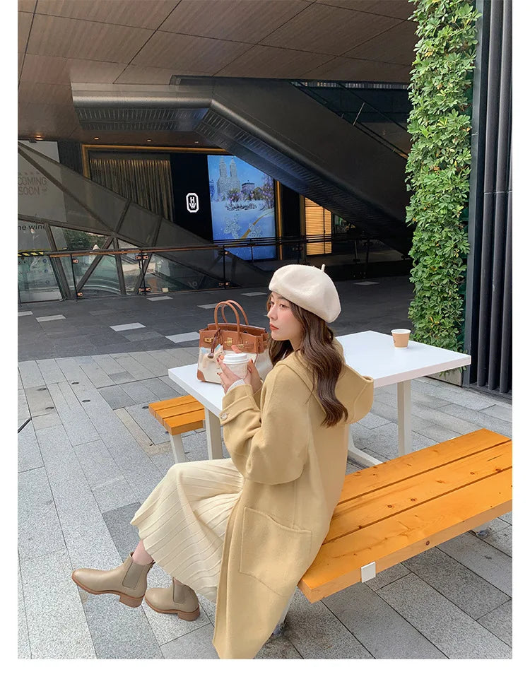 2026 Autumn/Winter Ankle Boots Women Basic Chelsea Botas Mujer Low Thick Heels Short Booties PU Leather Slip On Stretch Botines