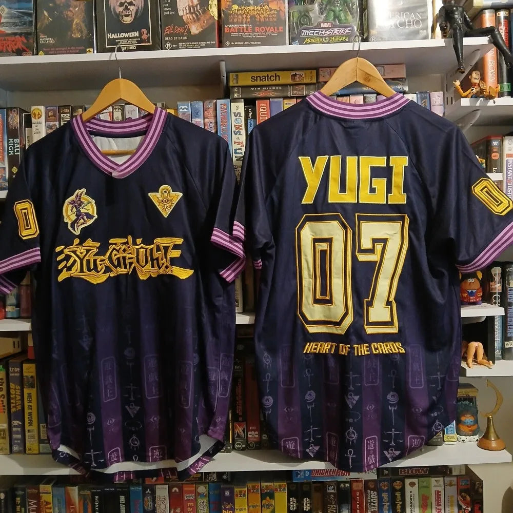 Nwt Yu Gi Oh Yugioh T Shirt Jersey Box Lunch Official Licensed Anime Men's Children's T-Shirt Outdoor Polyester Flber