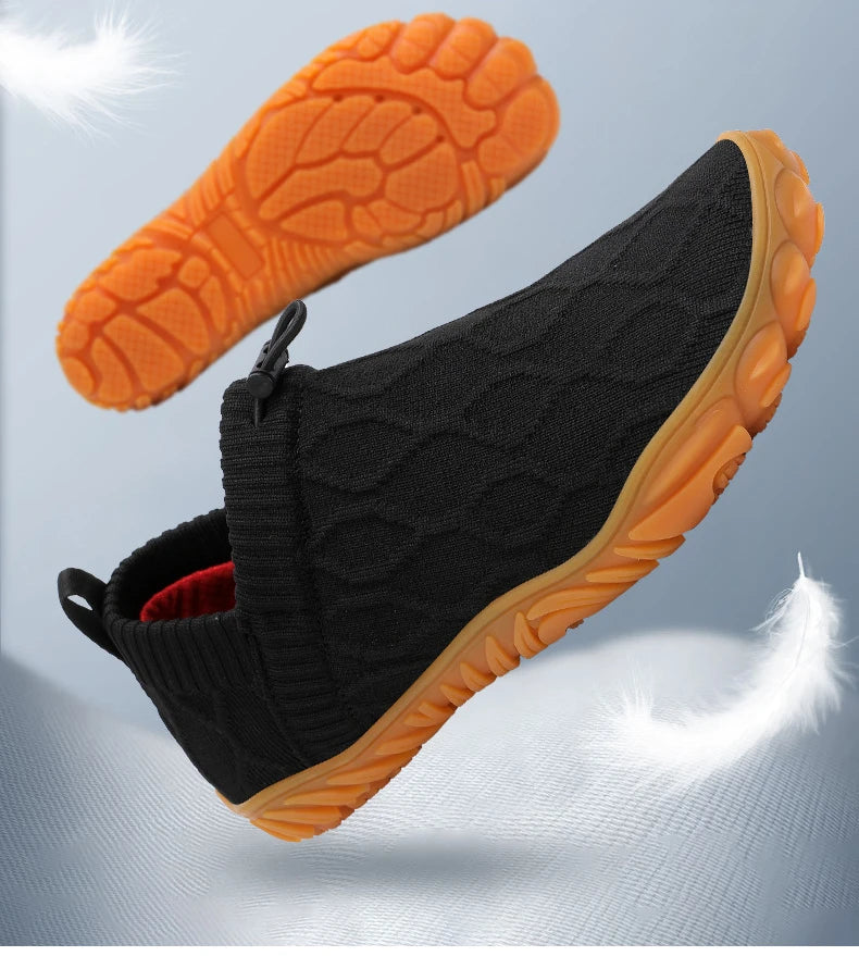 Minimalist Men's Barefoot Shoes Anti Slip Breathable Knitting Walking Shoes for Men Wear-resistant Lightweight Running Sneakers