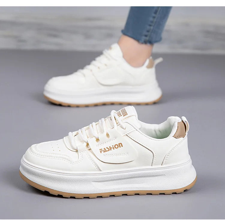 Comfortable Women's Sneakers 2026 New White Sneakers For Ladies Casual Shoes Women Fashion Flat Female Platform Shoes Woman