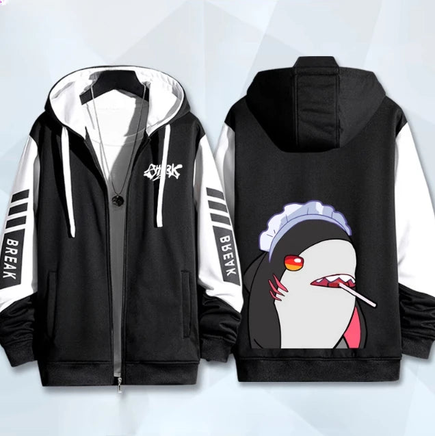 Anime Zenless Zone Zero Zip Up Women/Men Hoodie Sweatshirt ZZZ ZZZERO Ellen Joe Cosplay Zipper Hooded Jacket Outwear BAZAARHUBO