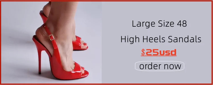 Fashion 19cm Extreme High Heels Platform Sexy Strap Women Pumps Black Nude Heels Evening Party Fetish Shoes Ladies Large Size 50