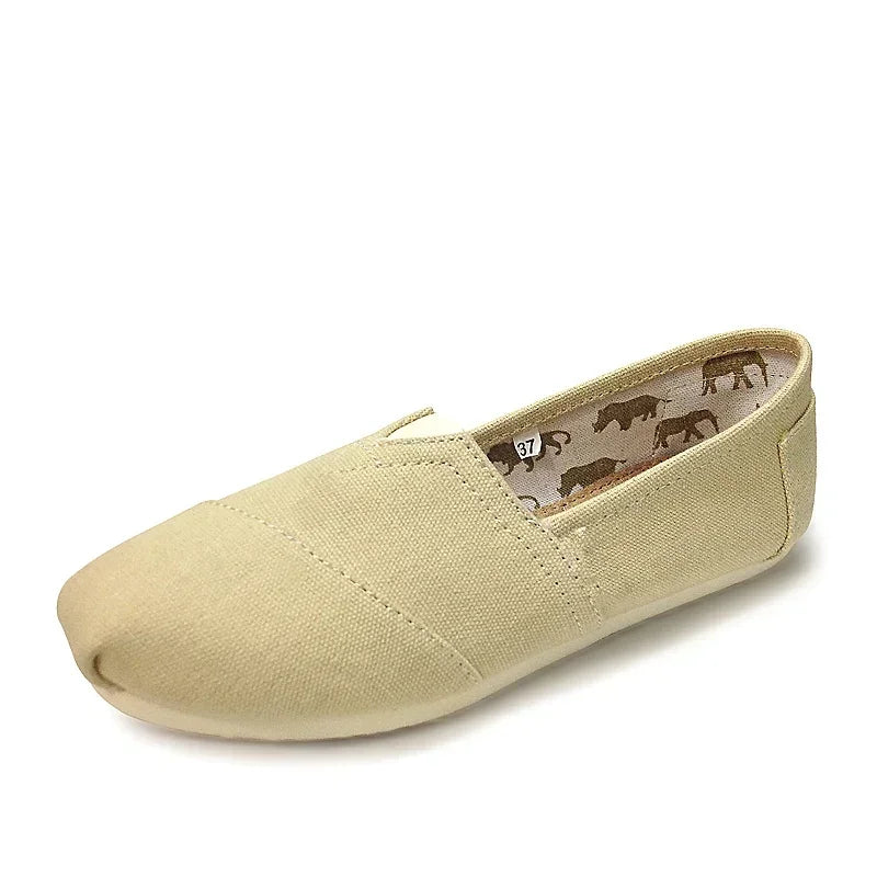 2025 Summer Blue Loafers Men Classic Canvas Flats Shoes Women Comfortable Breathable Men Casual Shoes Slip-on Espadrilles