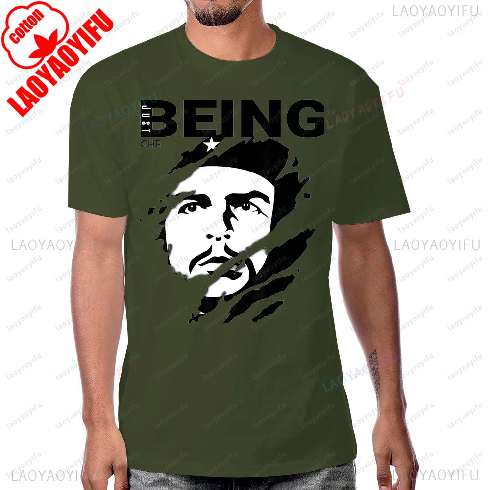 Red Star Soviet Che Guevara Revolution CCCP USSR RETRO Graphic T Shirts Woman Man Vintage Style T-shirt High Quality Cotton Tops
